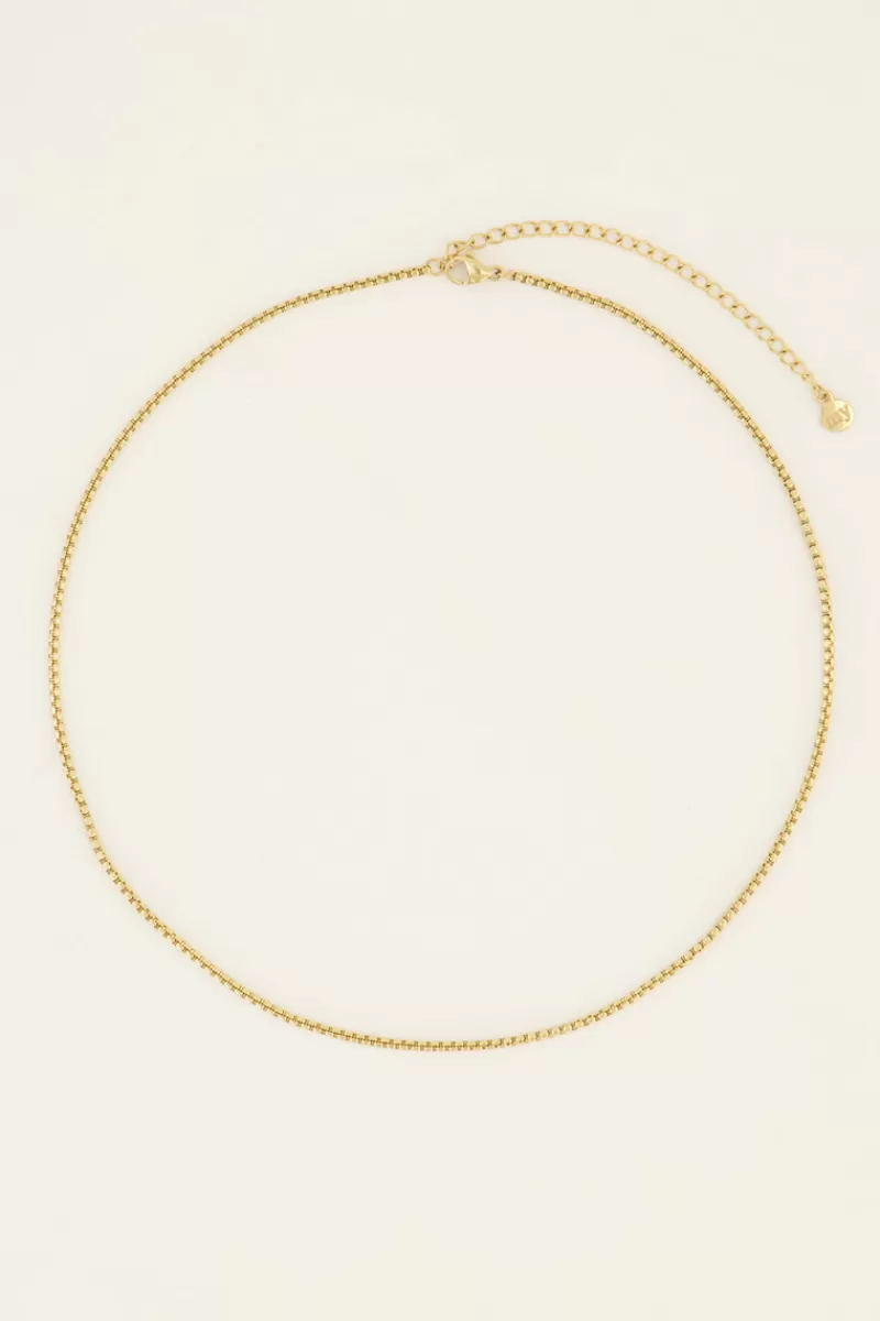 My Jewellery Collier Chaîne Court à Maillons Ronds
