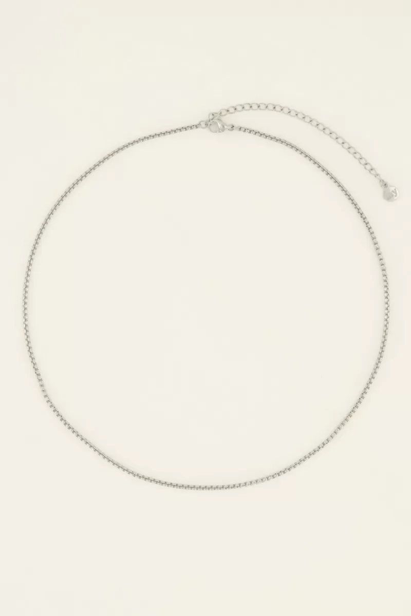 My Jewellery Collier Chaîne Court à Maillons Ronds
