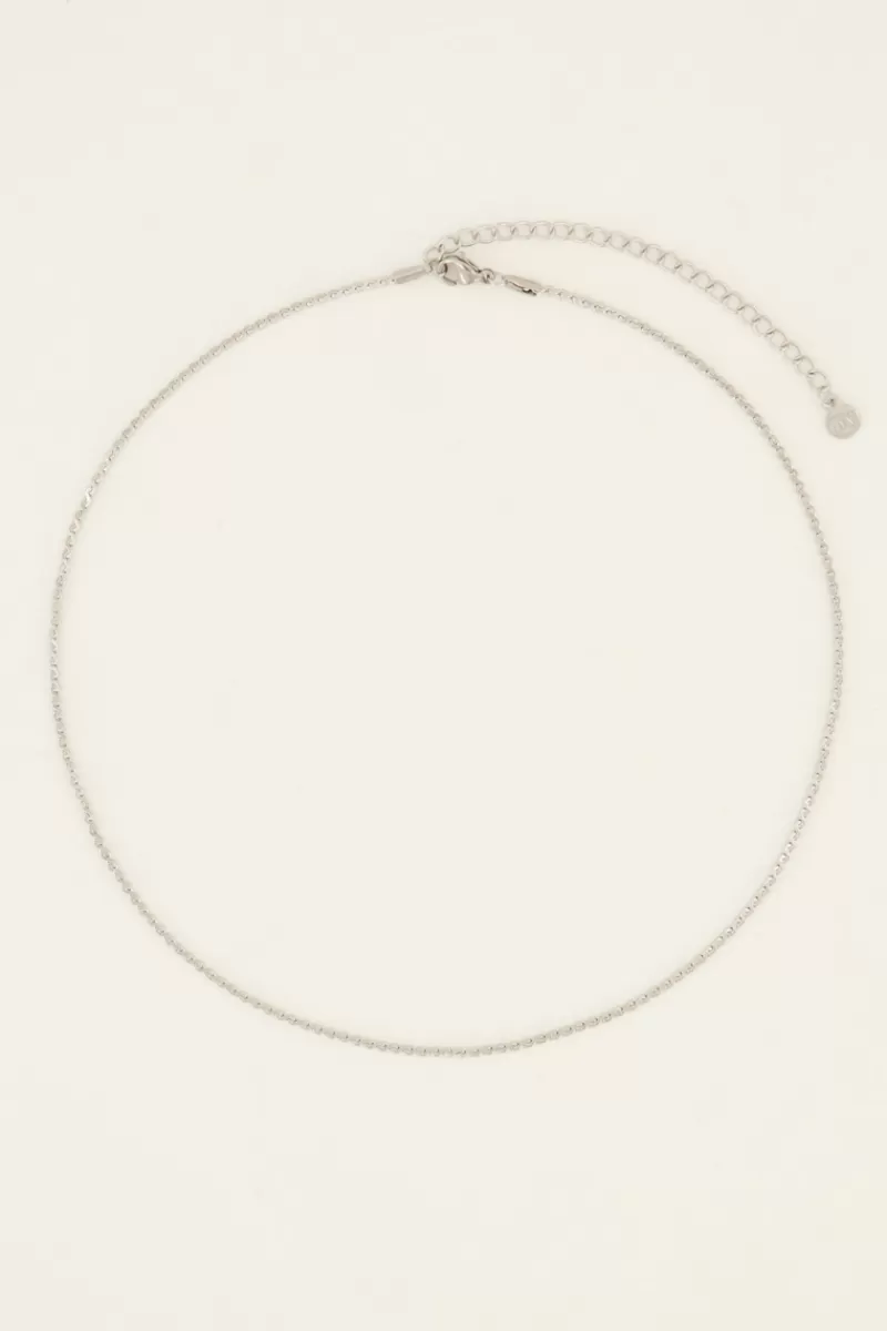 My Jewellery Collier Chaîne Courte à Maillons Plats