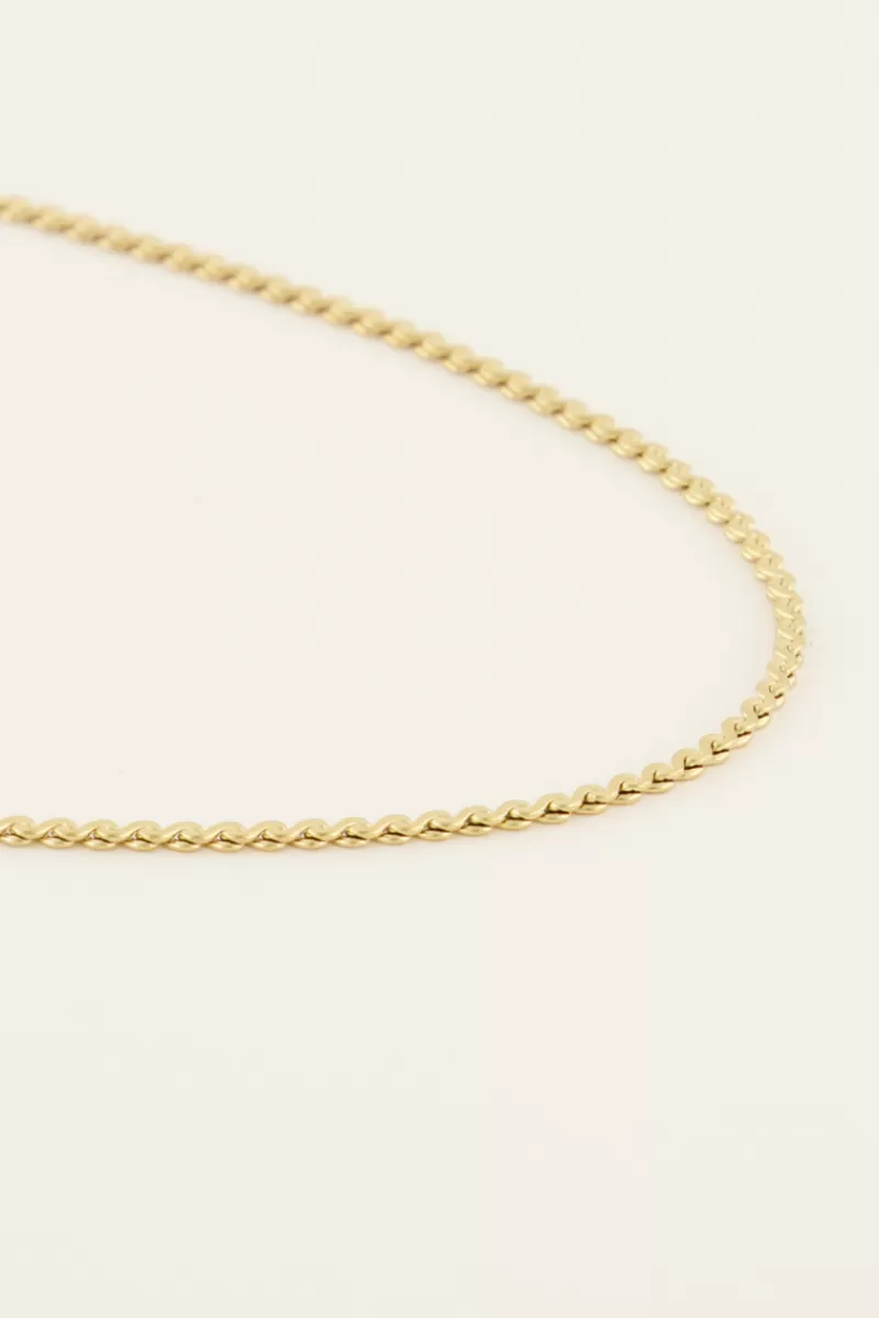 My Jewellery Collier Chaîne Courte à Maillons Plats