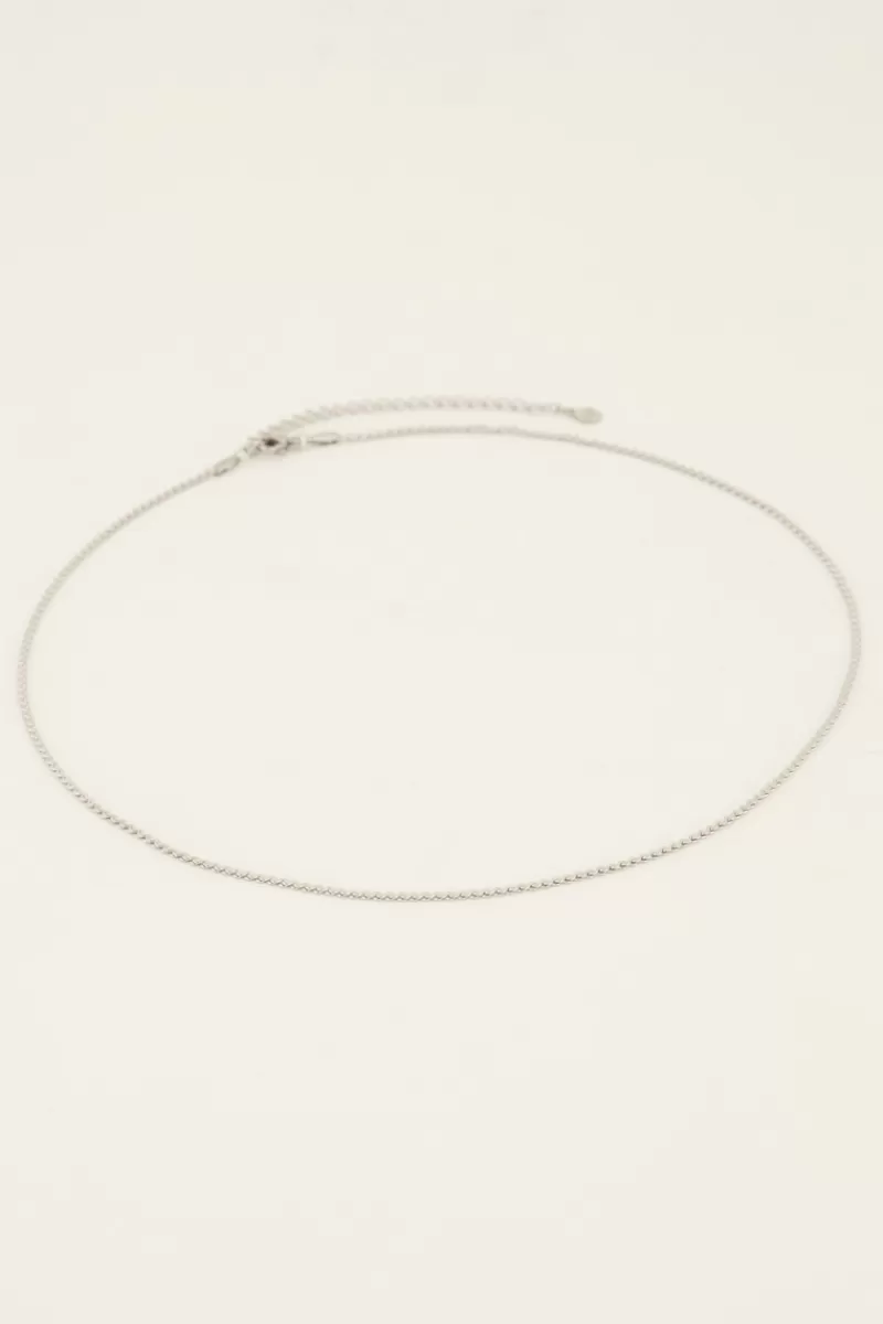 My Jewellery Collier Chaîne Mi-long à Maillons Plats