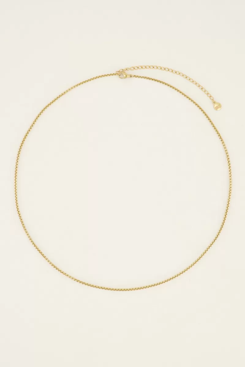 My Jewellery Collier Chaîne Mi-long à Maillons Ronds