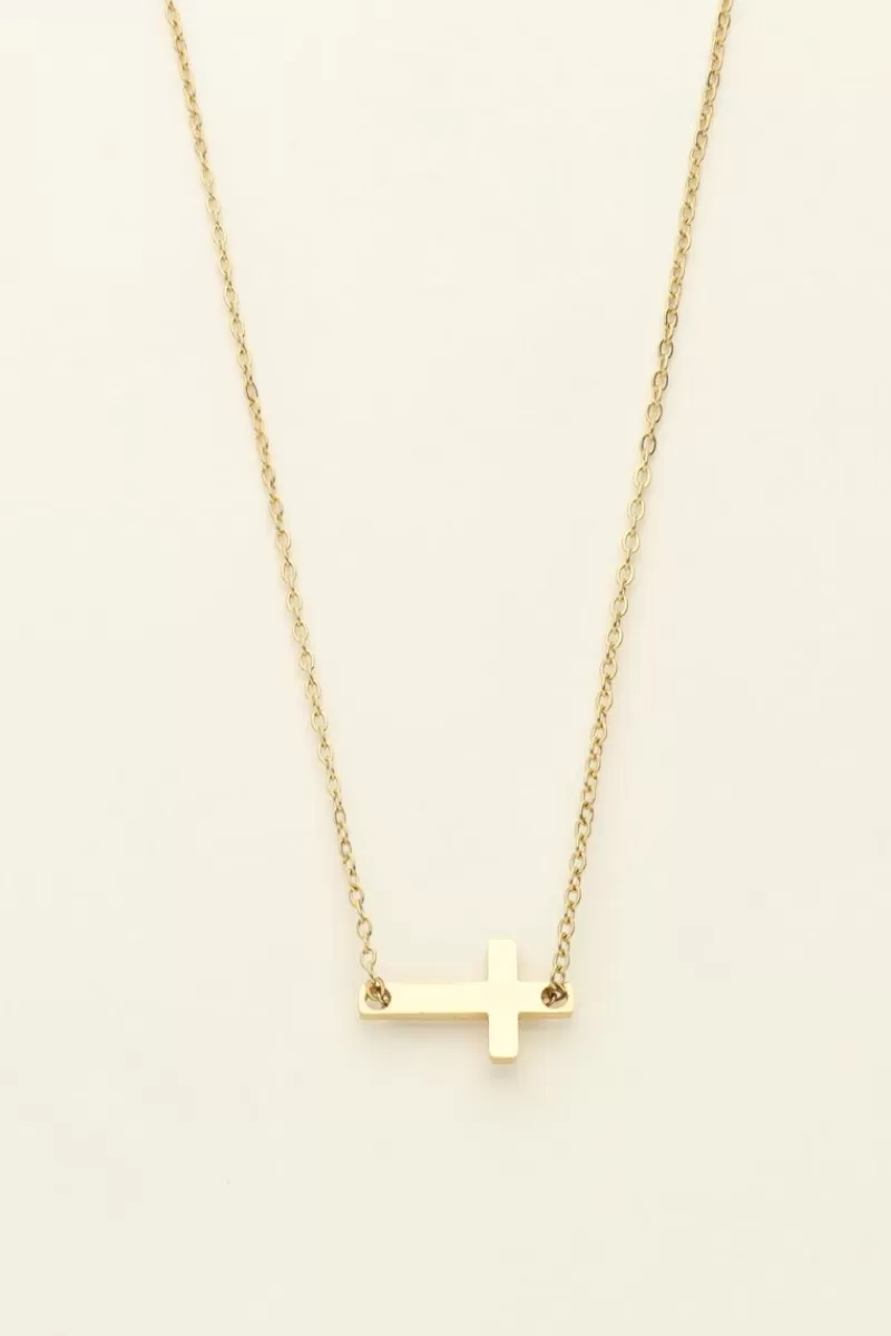 My Jewellery Collier Chaîne Pendentif Croix