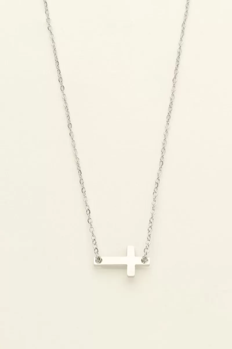 My Jewellery Collier Chaîne Pendentif Croix