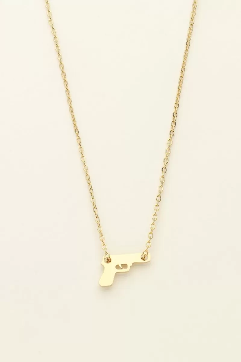 My Jewellery Collier Chaîne Pendentif Pistolet