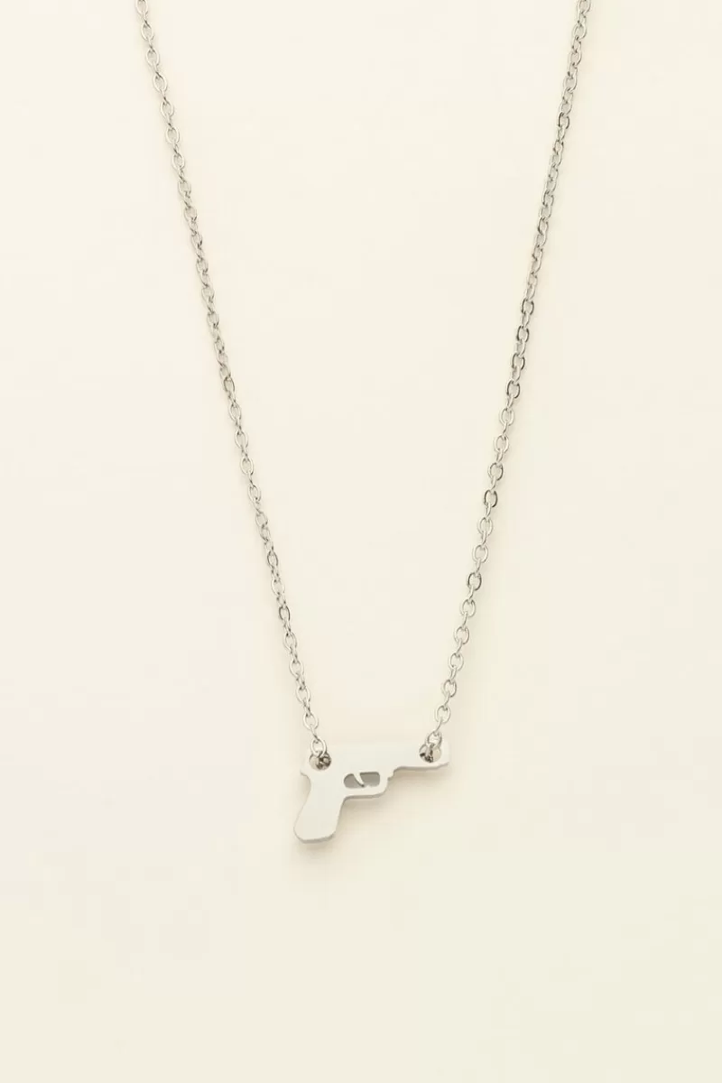 My Jewellery Collier Chaîne Pendentif Pistolet