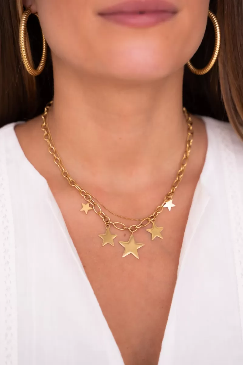 My Jewellery Collier Chaîne étoiles Universe