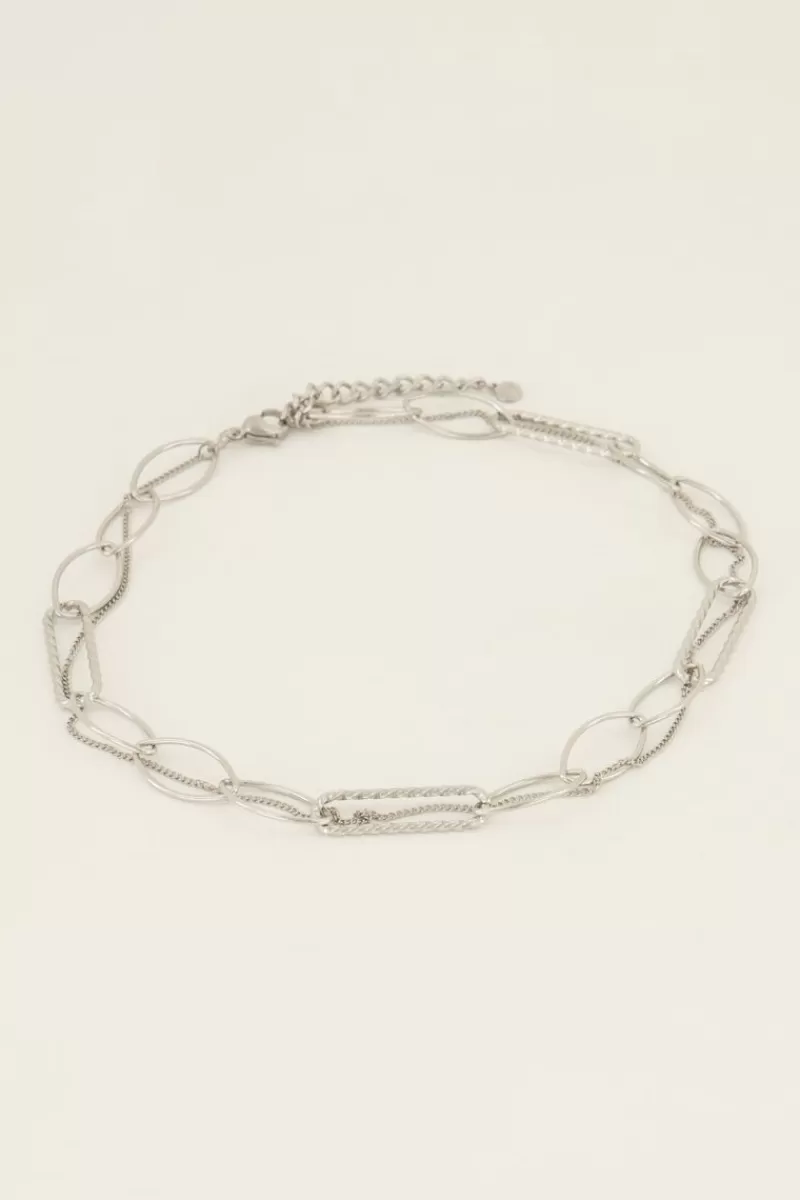 My Jewellery Collier Chaînes Deux Rangs