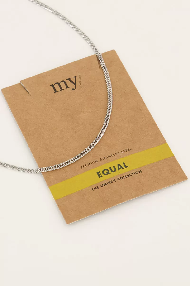 Homme My Jewellery Collier Equal à Maillons Plats