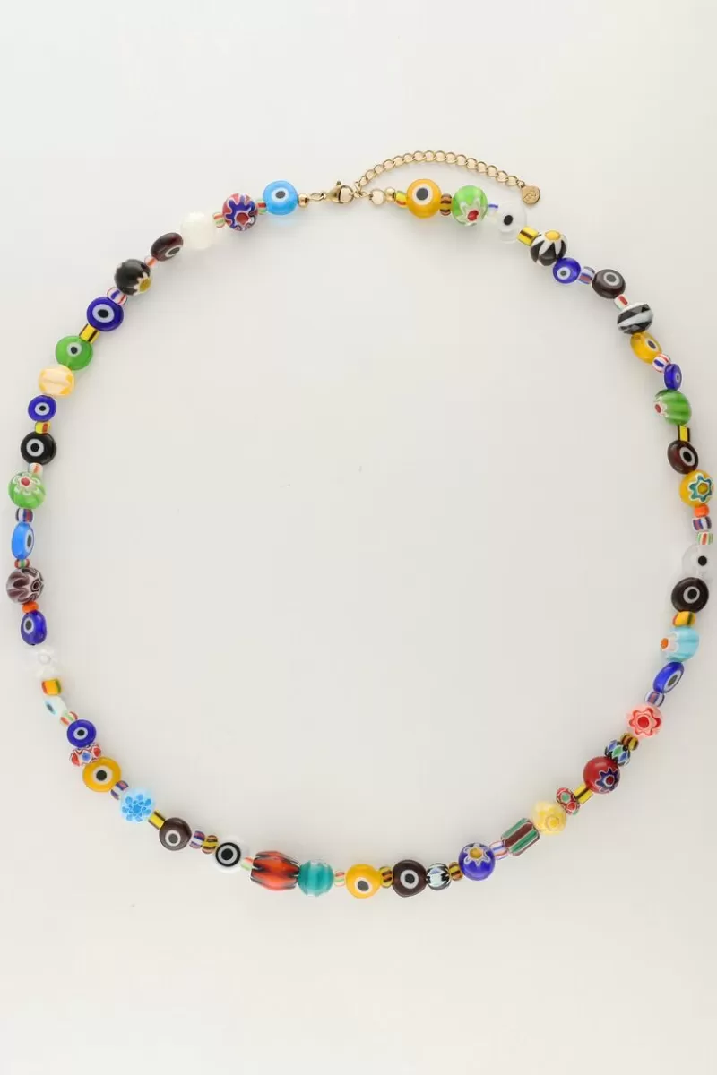 Homme My Jewellery Collier Equal Avec Perles De Verre Colorées