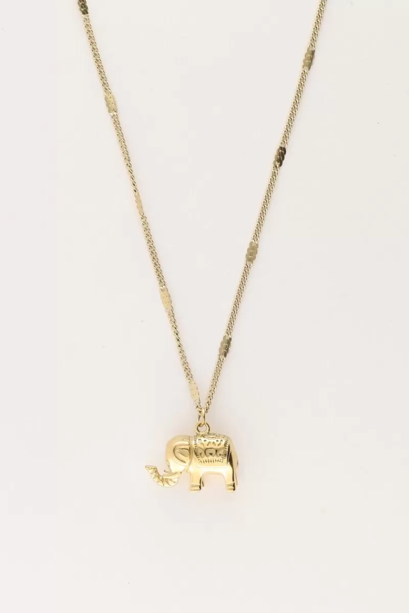 My Jewellery Collier Fin Avec éléphant