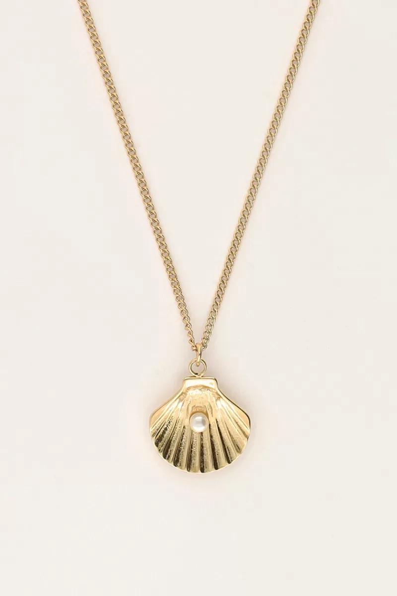 My Jewellery Collier Fin Océan Avec Coquillage Et Perle