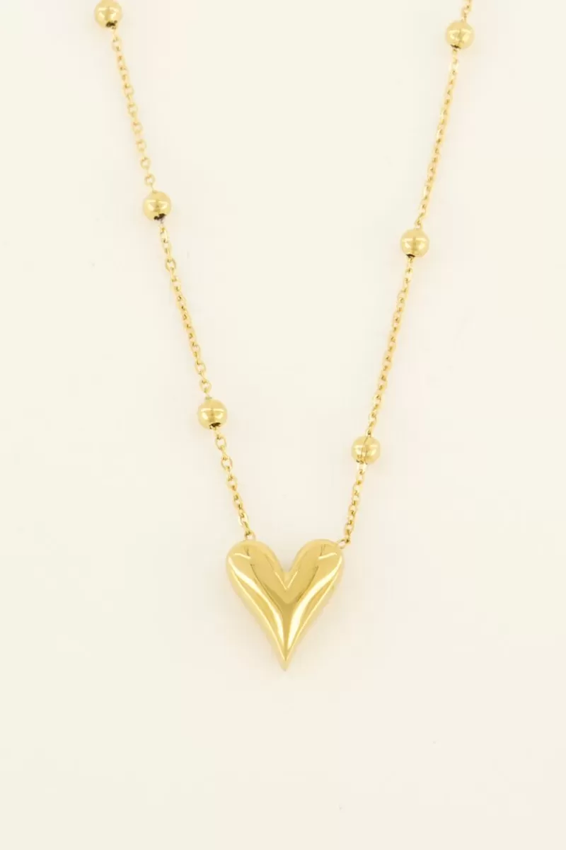 My Jewellery Collier Mi-long Avec Petit Cœur