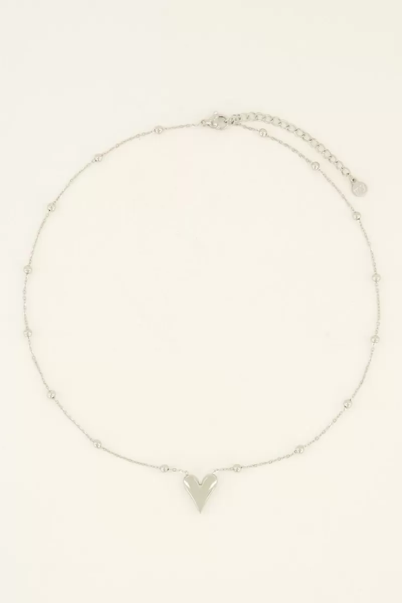 My Jewellery Collier Mi-long Avec Petit Cœur