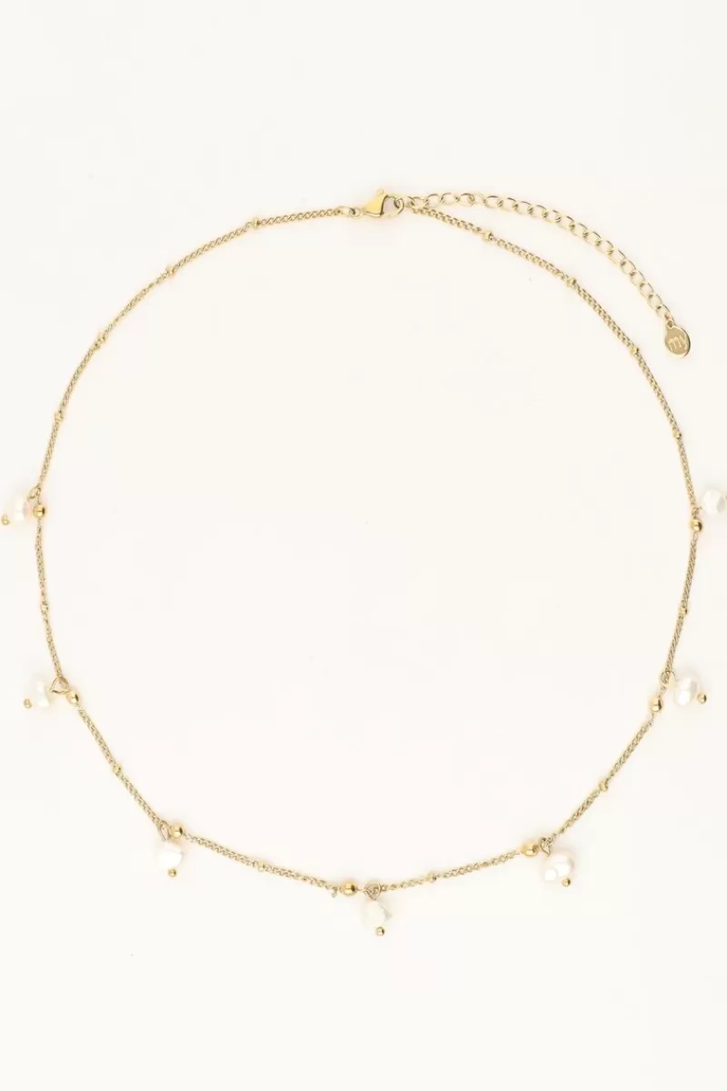 My Jewellery Collier Minimaliste Avec Billes Et Perles
