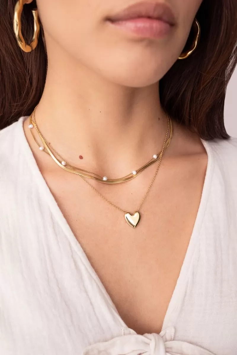 My Jewellery Collier Minimaliste Avec Cœur