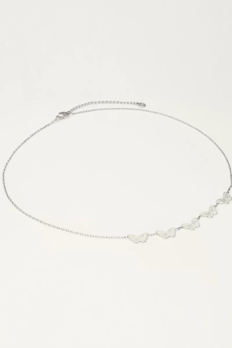 My Jewellery Collier Minimaliste Avec Papillons