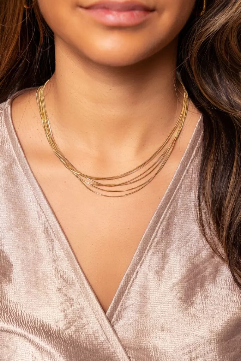 My Jewellery Collier Multirangs 6 Chaînes