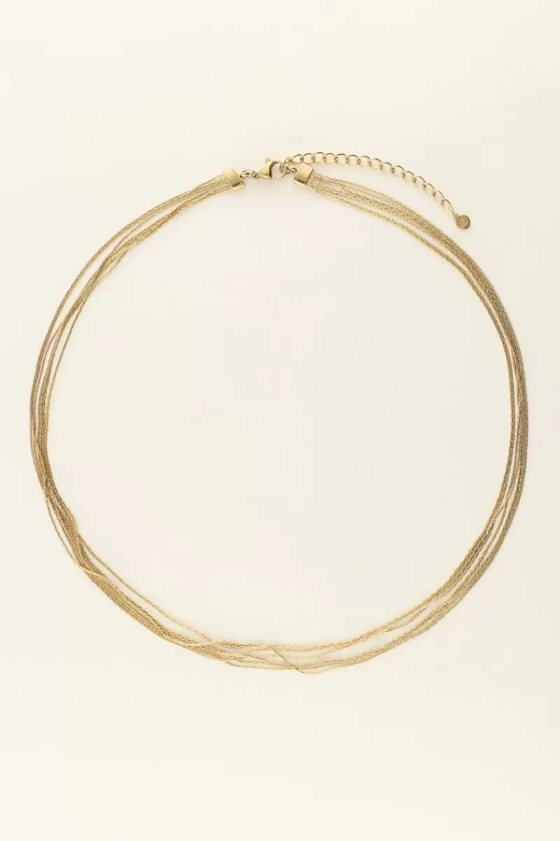 My Jewellery Collier Multirangs 6 Fines Chaînes