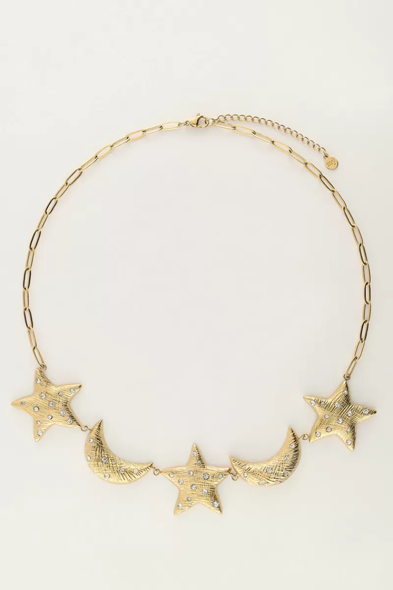 My Jewellery Collier Starry Avec Lunes Et étoiles