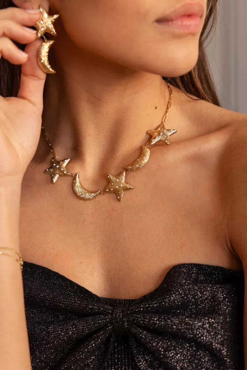 My Jewellery Collier Starry Avec Lunes Et étoiles