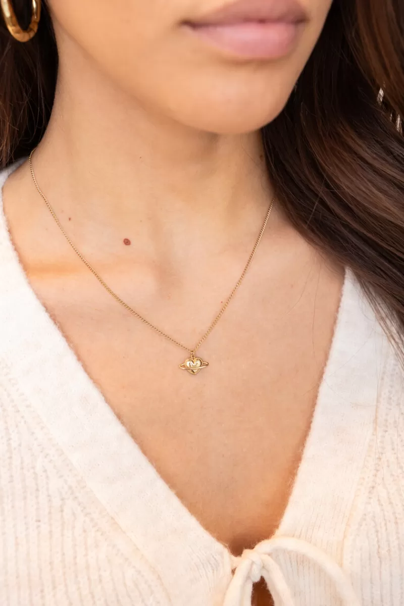 My Jewellery Collier Starry Avec Planète En Forme De Coeur