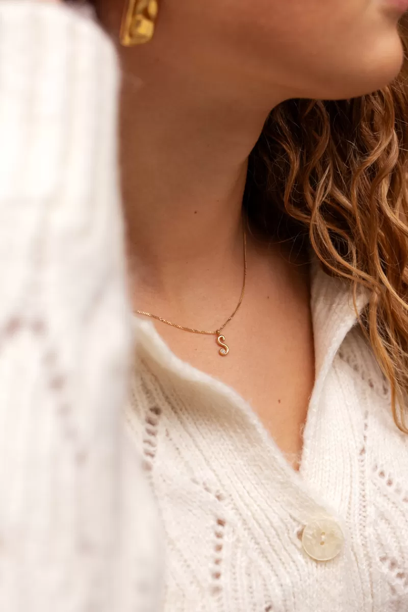 My Jewellery Collier Vintage Avec Initiale