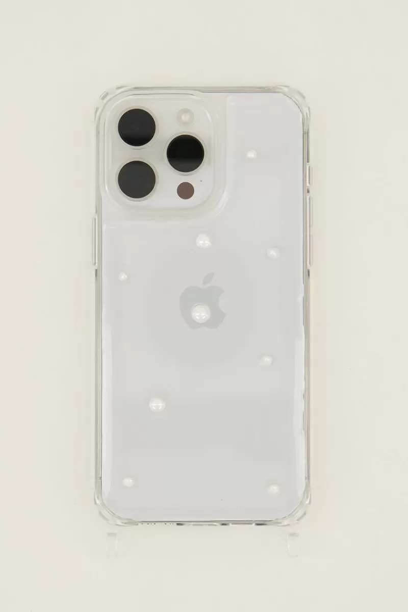 My Jewellery Coque De Téléphone Transparente Avec Perles