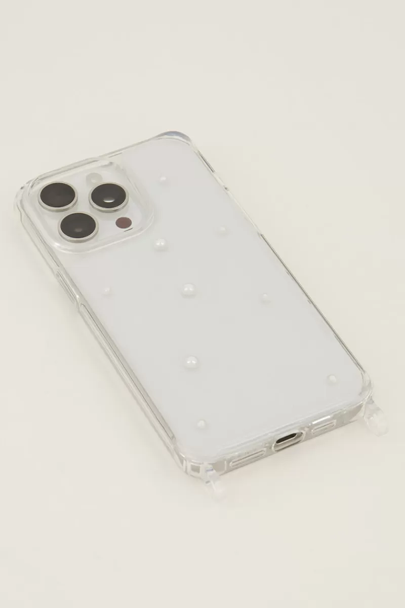 My Jewellery Coque De Téléphone Transparente Avec Perles