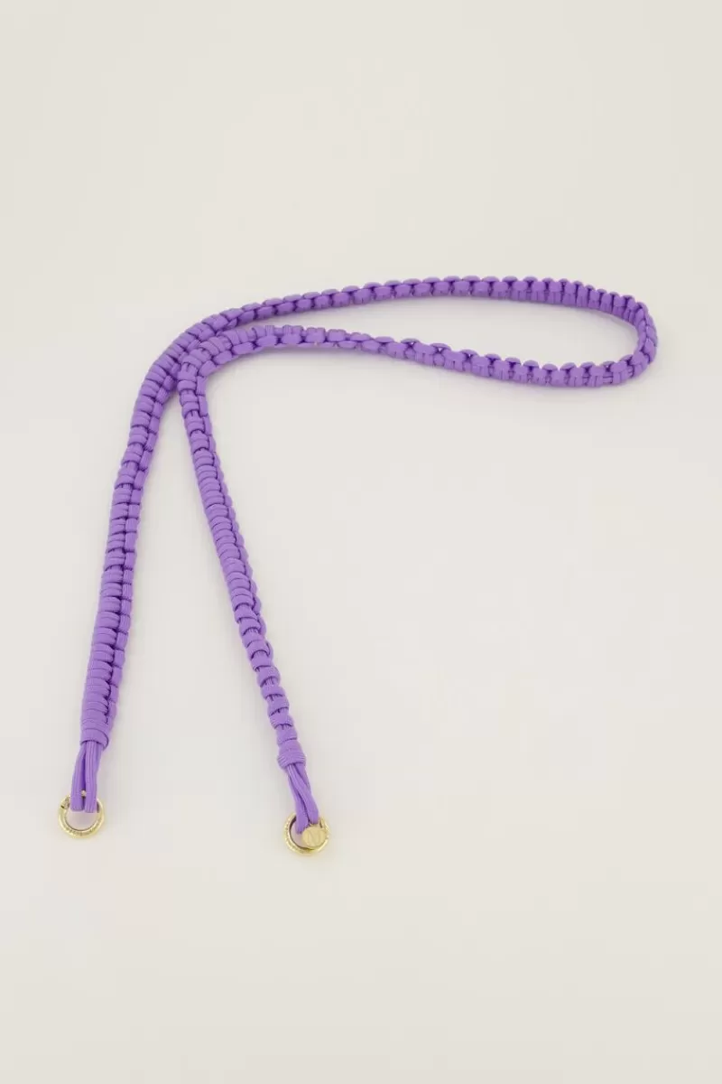 My Jewellery Corde De Téléphone Tressé Mauve