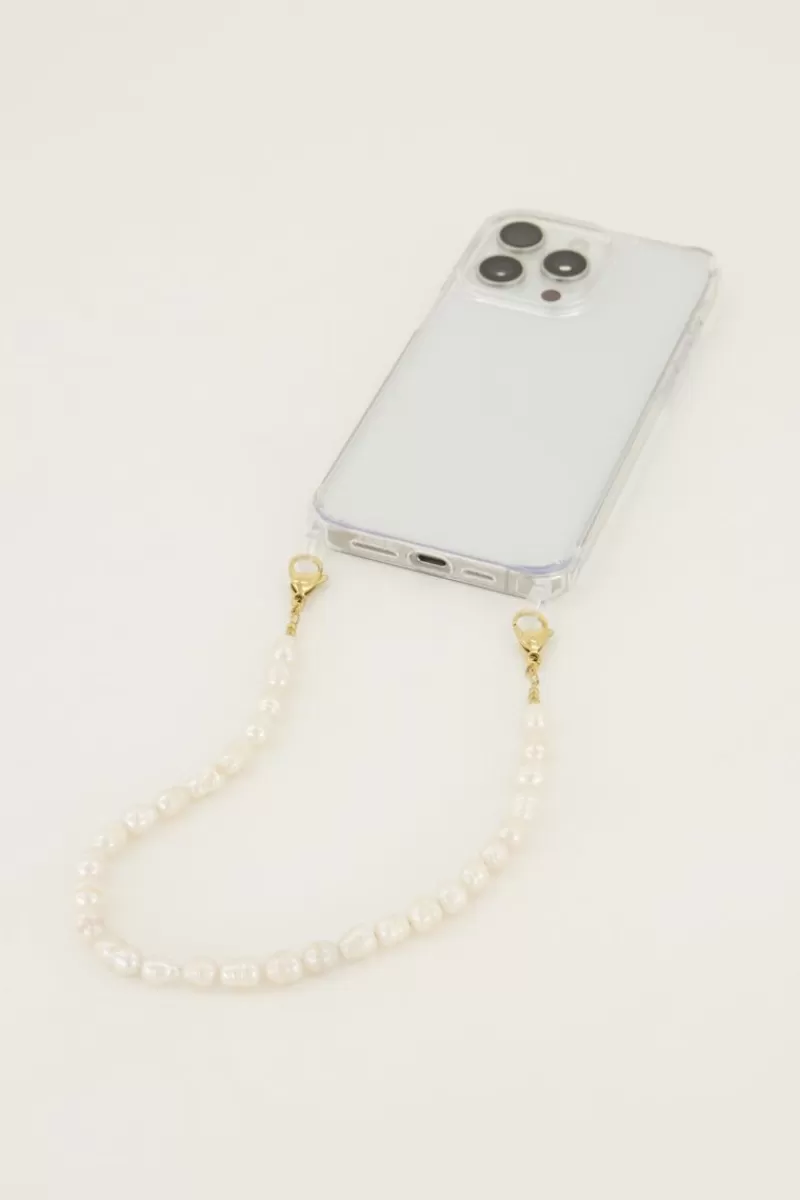 My Jewellery Cordon De Téléphone Court Avec Perles