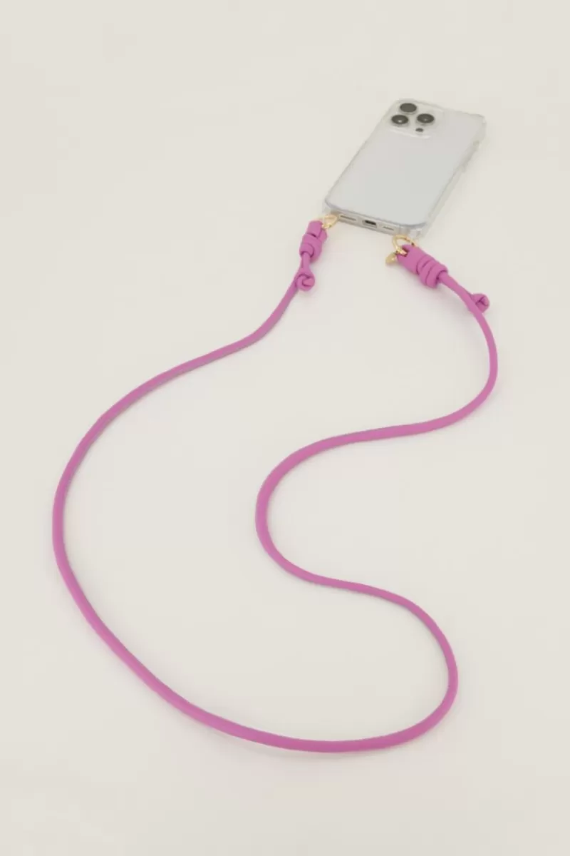 My Jewellery Cordon De Téléphone Mauve
