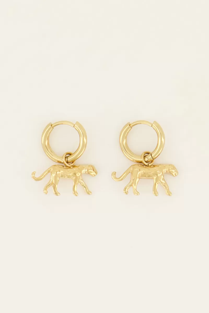 My Jewellery Créoles Avec Panthère