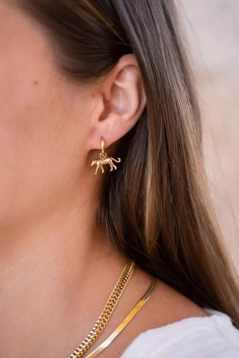 My Jewellery Créoles Avec Panthère