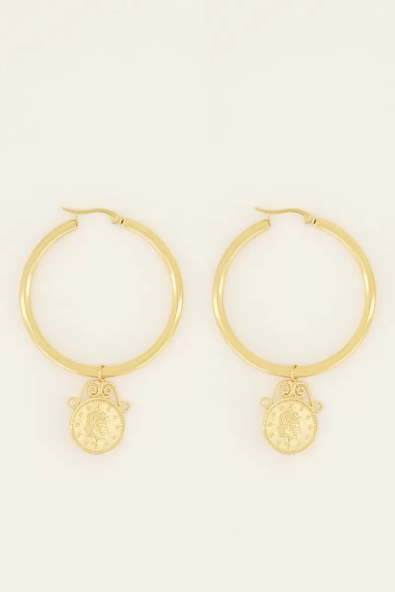 My Jewellery Créoles Bold Spirit Avec Médaillon