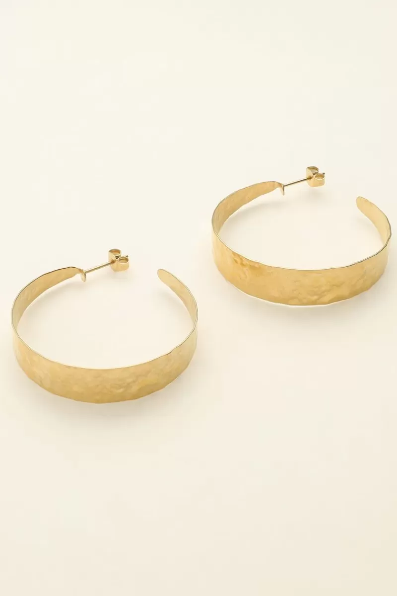 My Jewellery Créoles Ouvertes Gravées