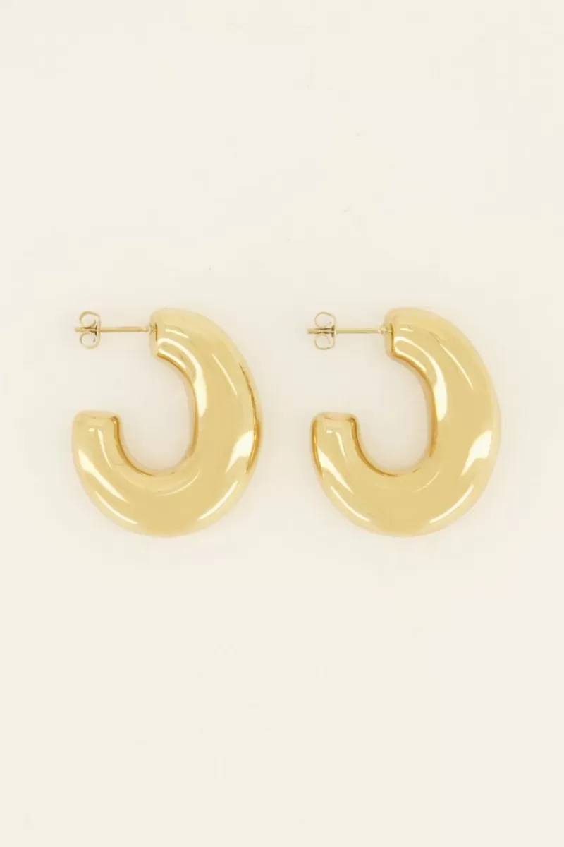My Jewellery Créoles Ouvertes Ovales
