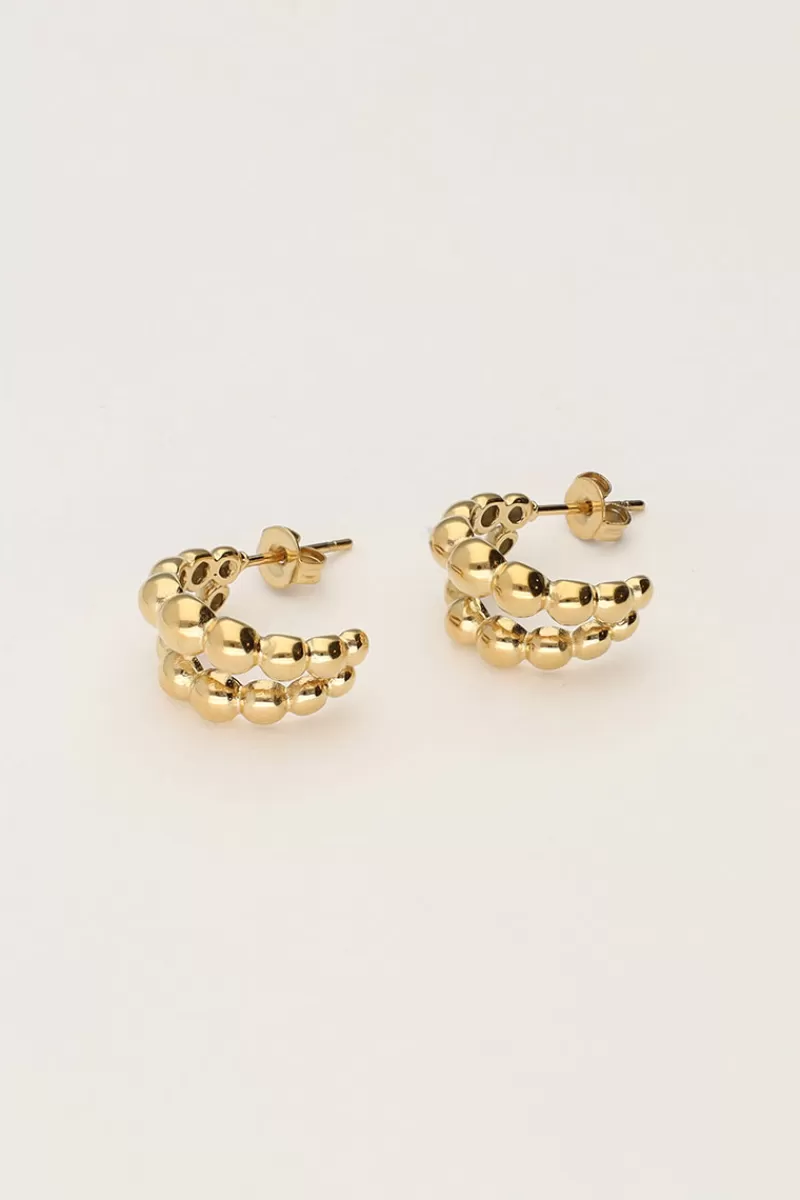 My Jewellery Doubles Créoles Bold Avec Pois