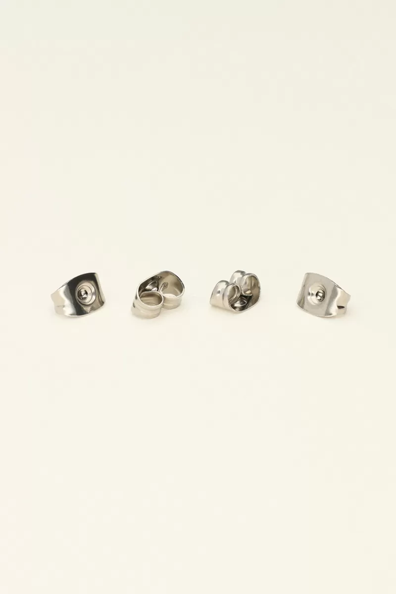 My Jewellery Fermoirs De Boucles D'oreilles En Acier Inoxydable 4 Pièces