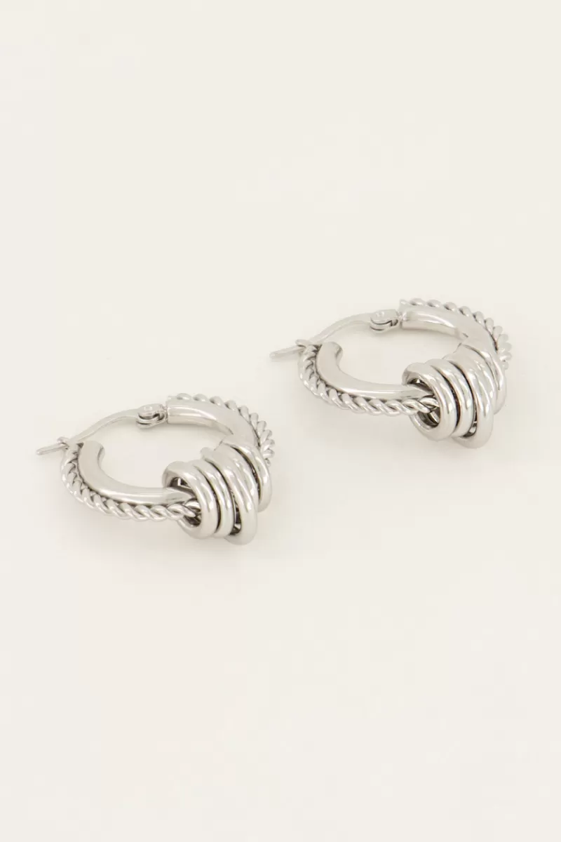 My Jewellery Grandes Boucles D’oreilles Rondes