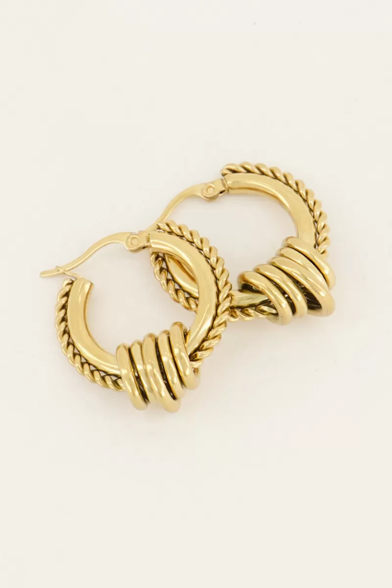 My Jewellery Grandes Boucles D’oreilles Rondes