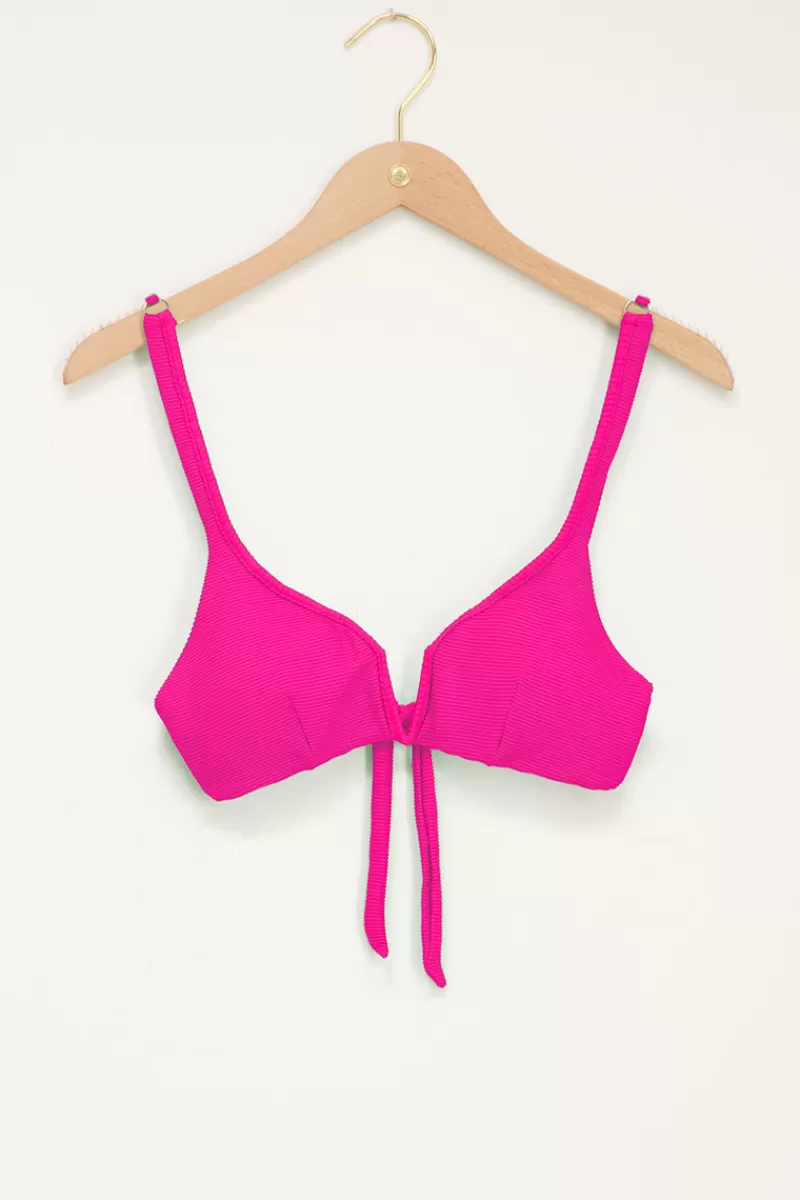 My Jewellery Haut De Bikini Rose Avec Forme En V