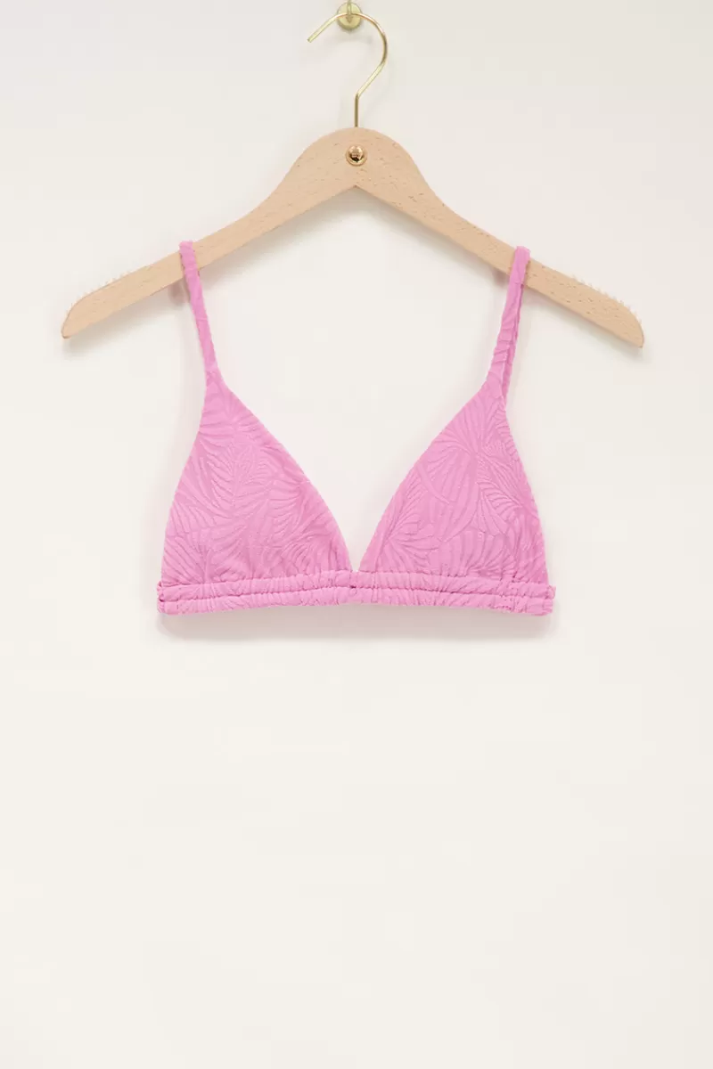 My Jewellery Haut De Bikini Texturé Rose