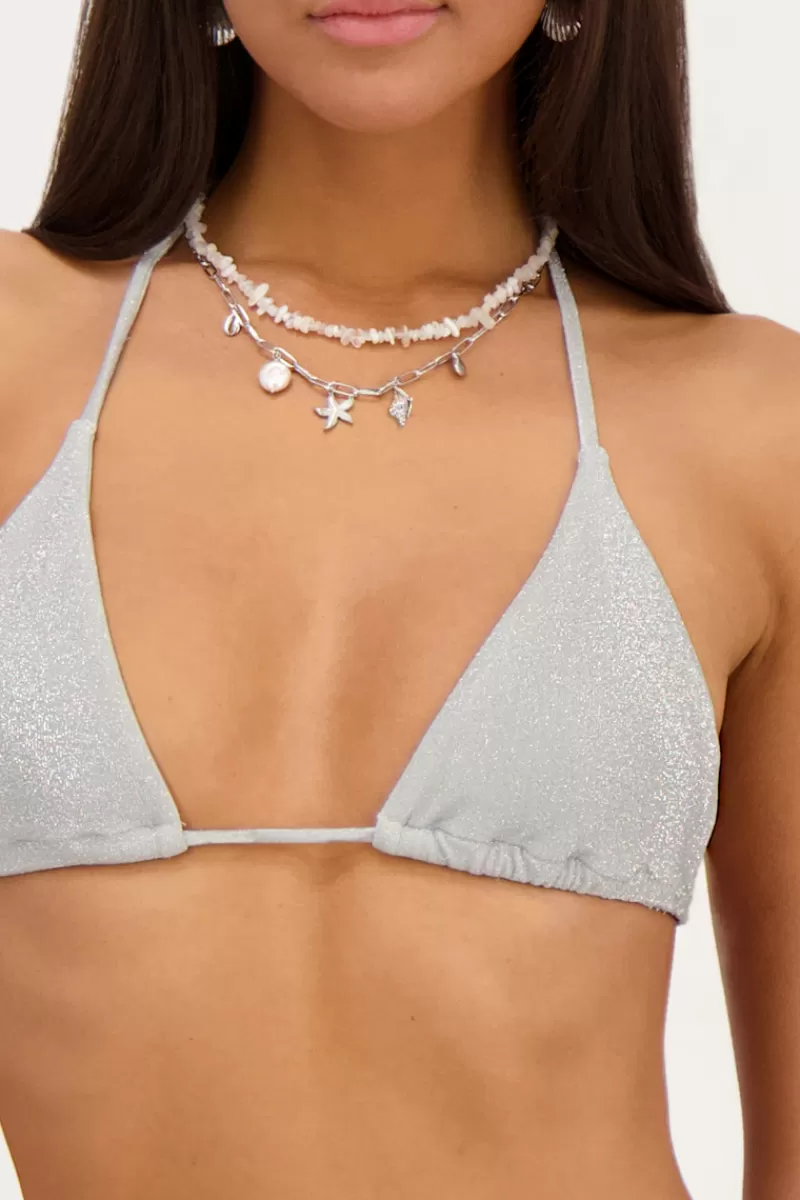My Jewellery Haut De Bikini Triangle En Lurex