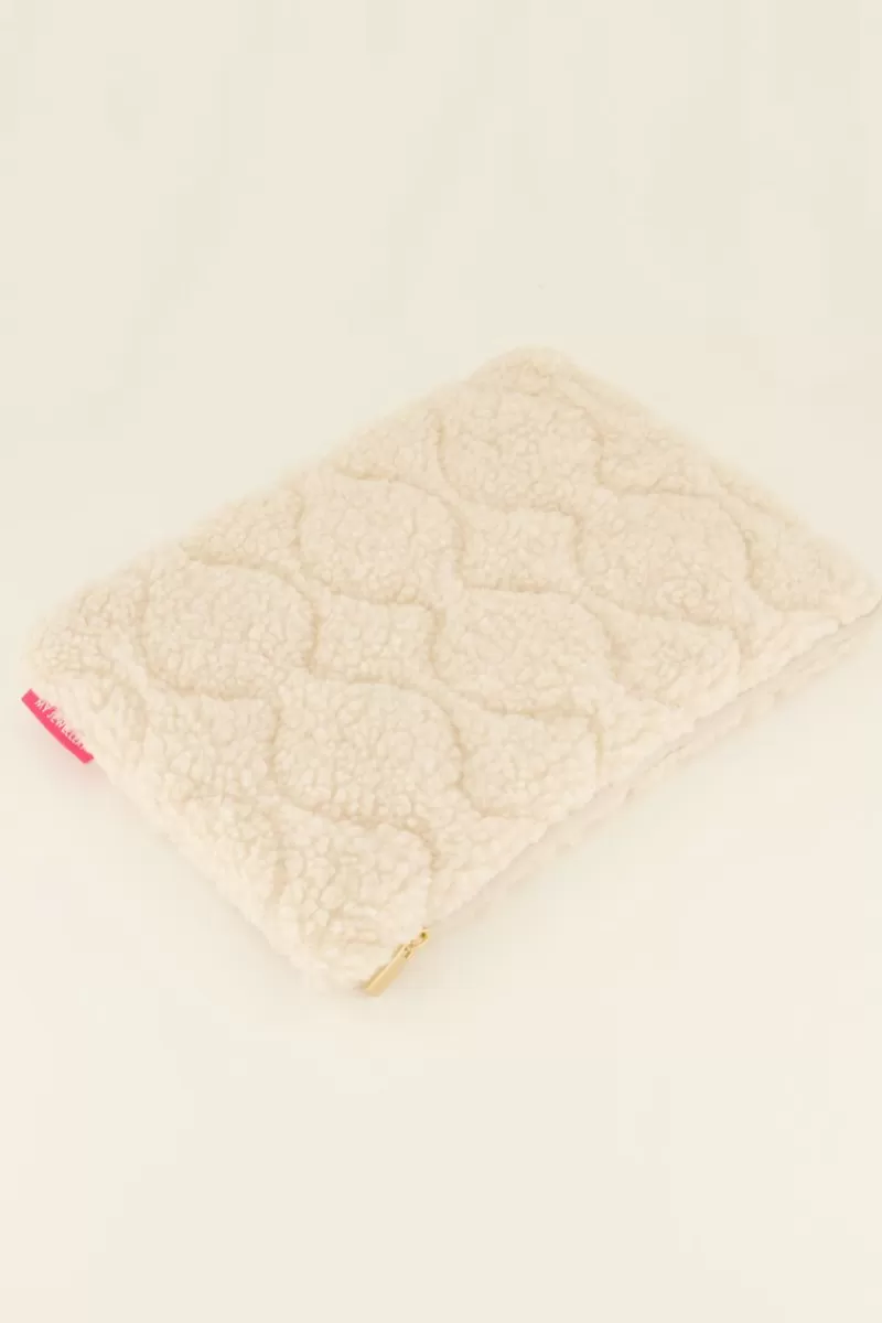 My Jewellery Housse Pour Ordinateur Teddy Beige Avec Motif