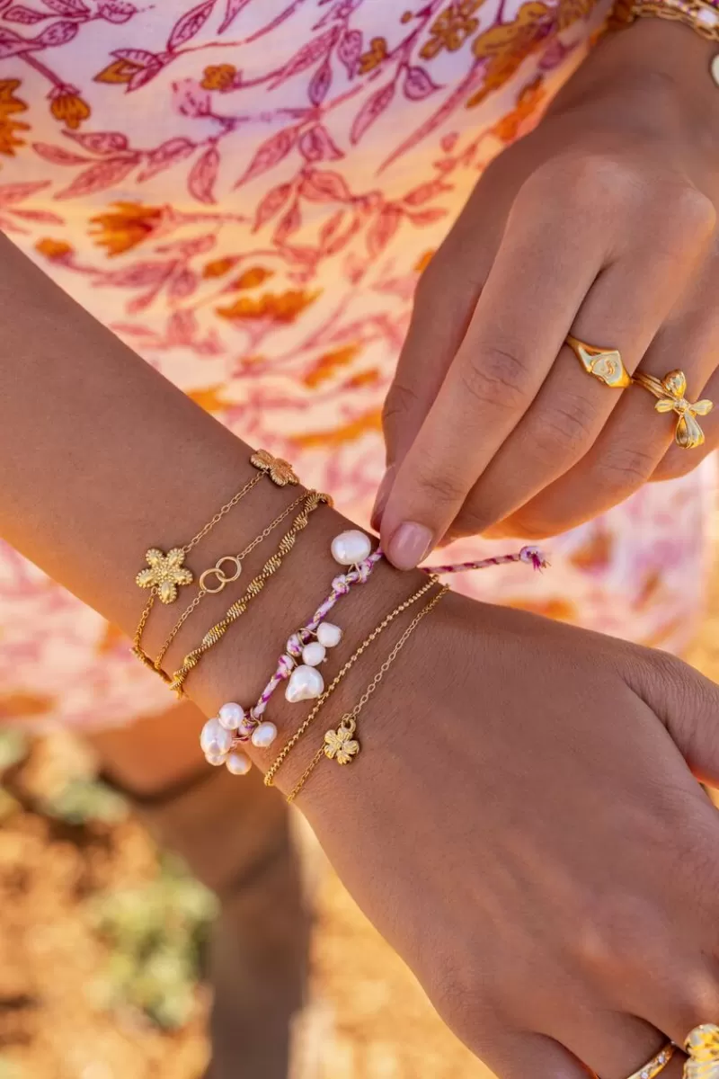 My Jewellery Island Bracelet Avec 3 Fleurs