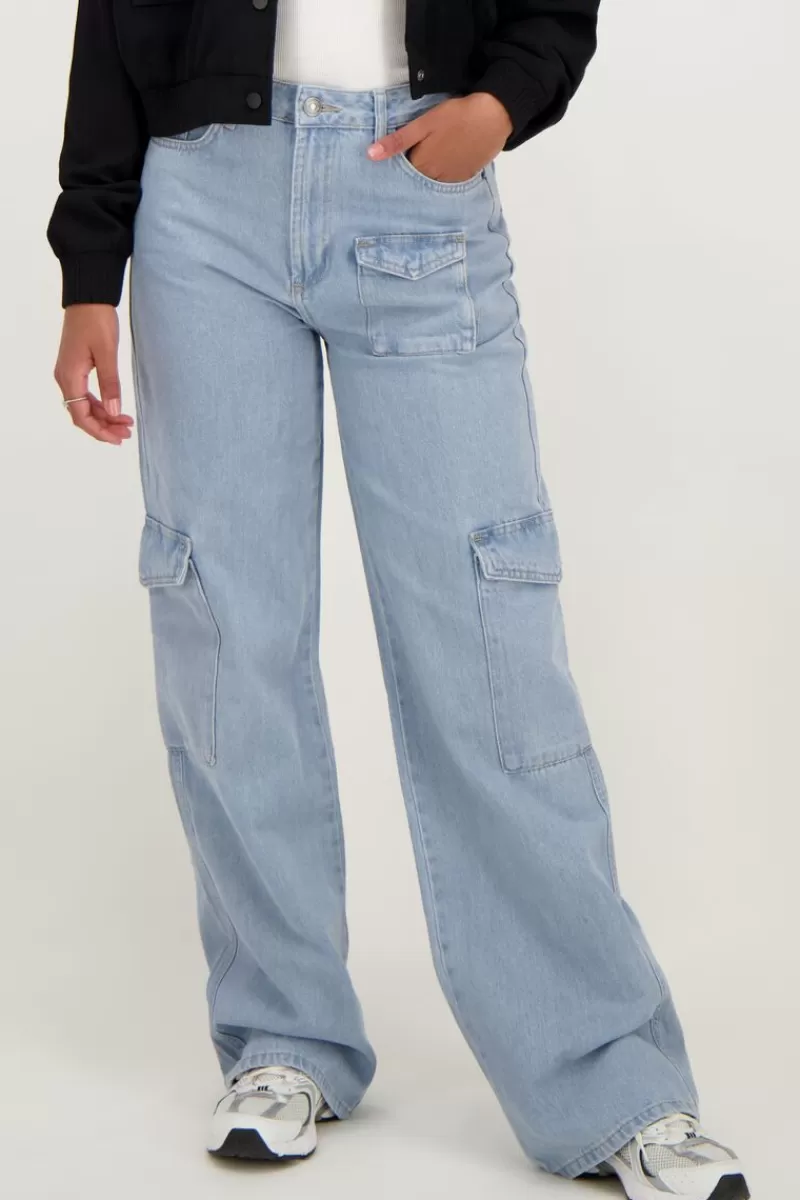 My Jewellery Jean Denim Bleu Cargo