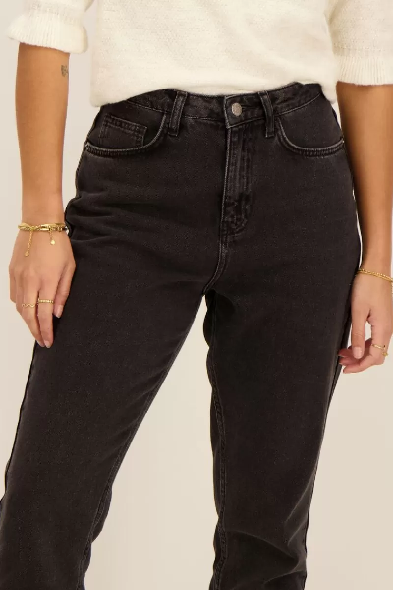 My Jewellery Jean Mom Gris Foncé