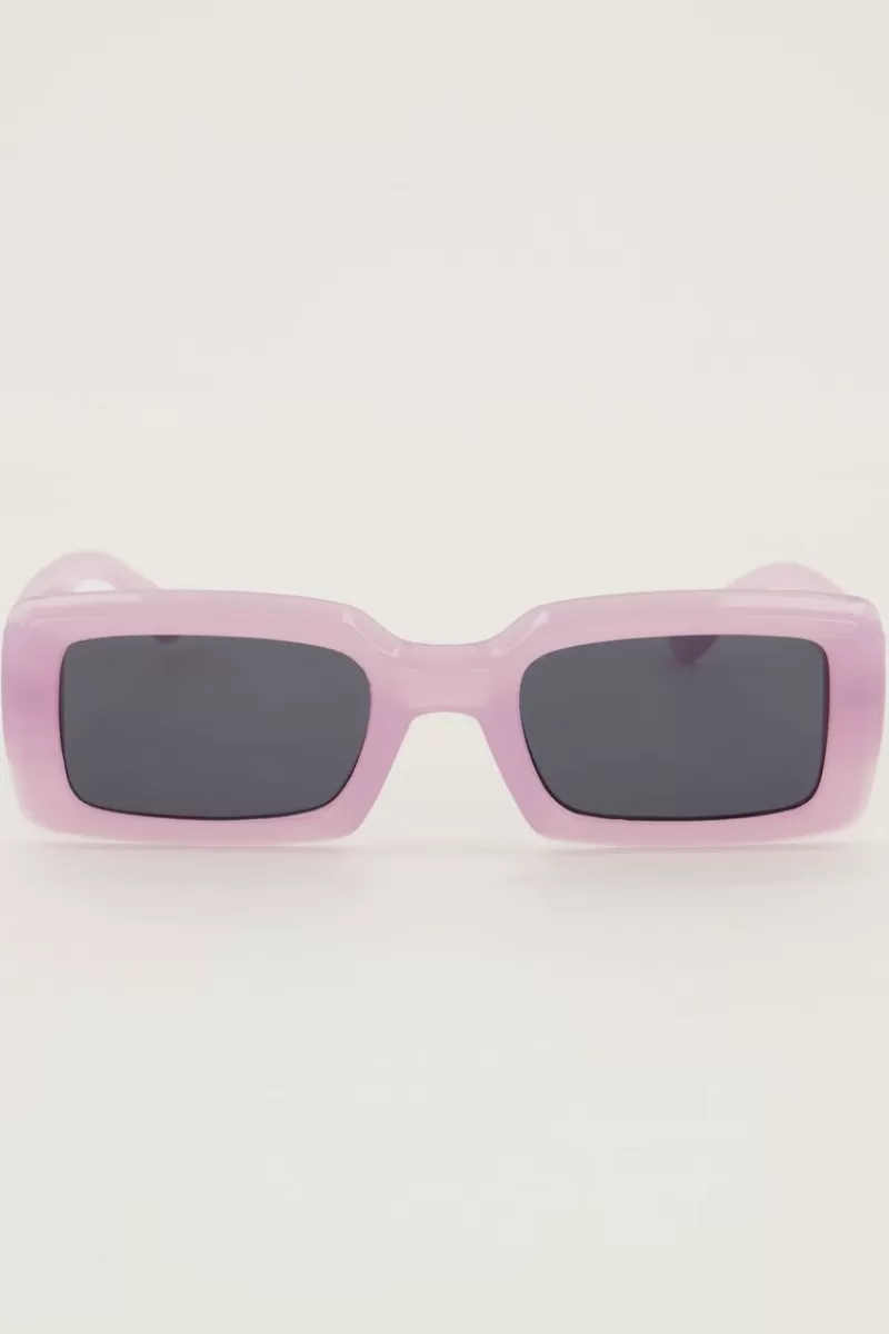 My Jewellery Lunettes De Soleil Rectangulaires Lilas