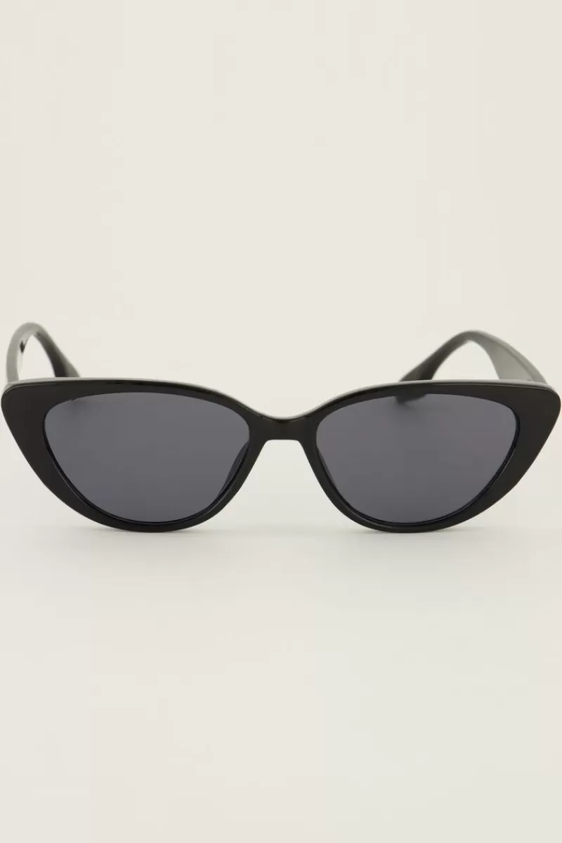 My Jewellery Lunettes De Soleil Rétro Cat Eye Noires